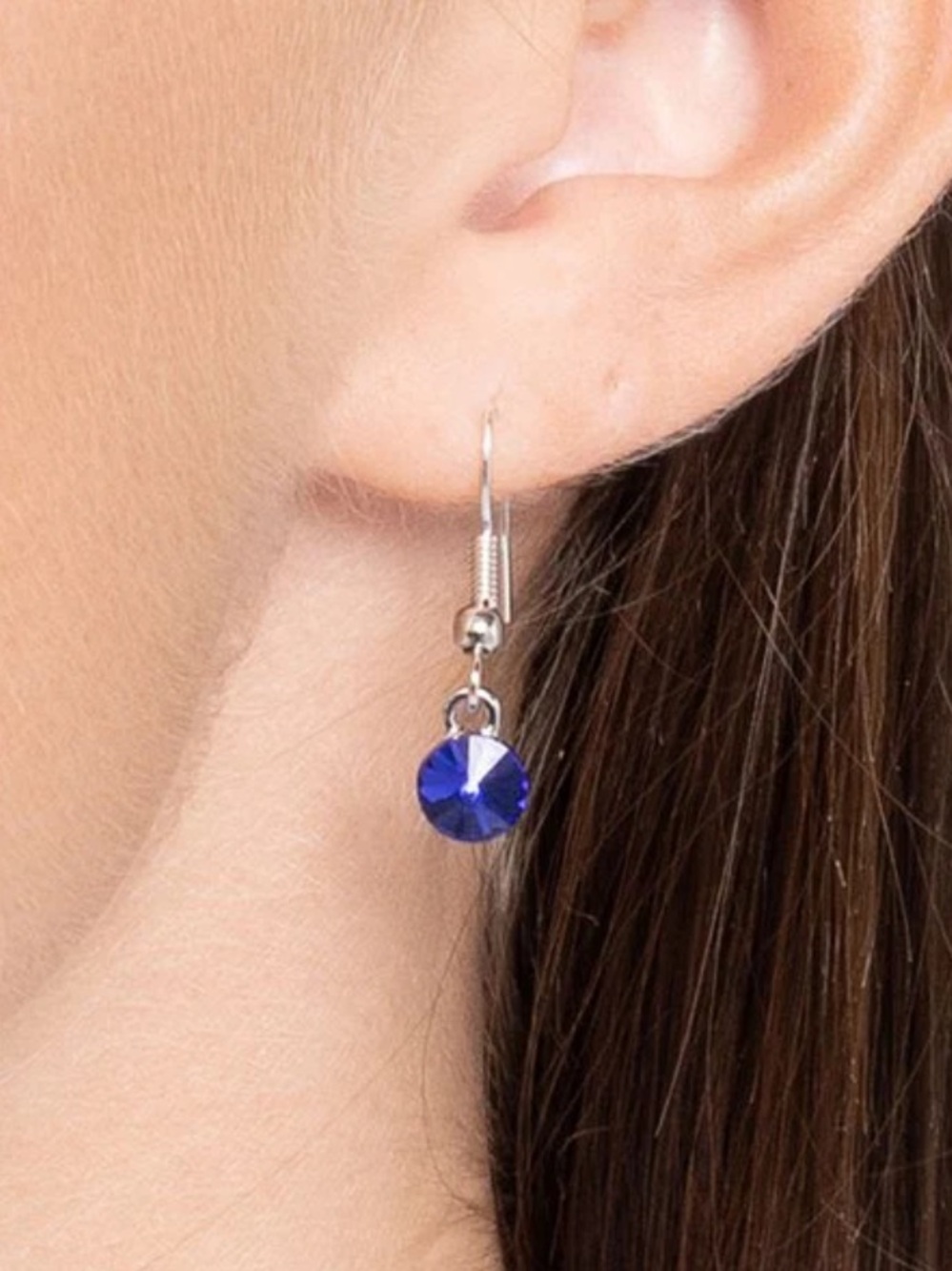 🔵🔷🔵 “GALLERY GLAM” BLUE NECKLACE WITH FREE EARRINGS ~ PAPARAZZI❗️ 🔵🔷🔵 - Picture 3 of 5